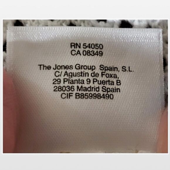 Jones New York XL Tan Striped Knit Sweater - Picture 15 of 16